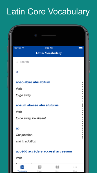 How to cancel & delete Latin Core Vocabulary from iphone & ipad 1