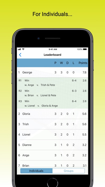 MatchUp Tennis Organizer Pro screenshot-6