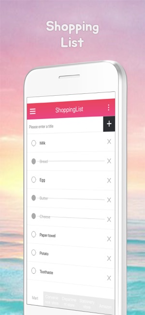 Shopping List - App