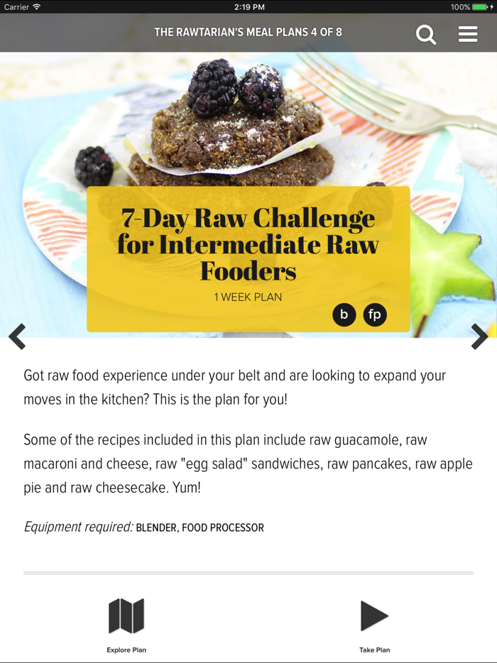 Rawtarians Raw Meal Plans