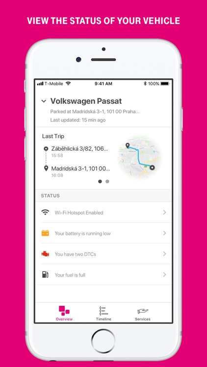 Chytré auto for T-Mobile