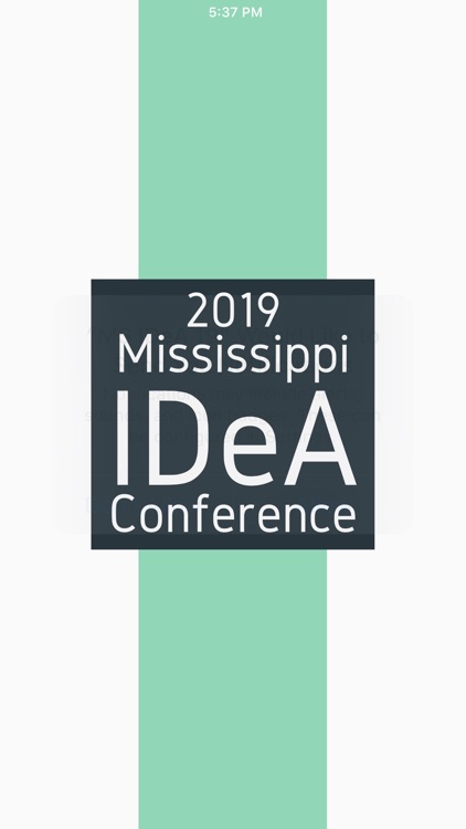 Mississippi IDeA Conference 19