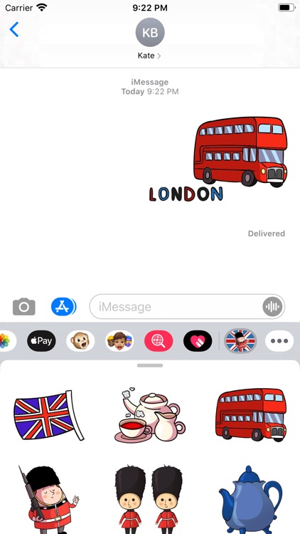 London Paris Stickers