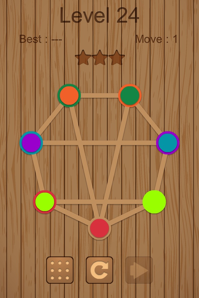 Tangled Color-cute color game screenshot 2
