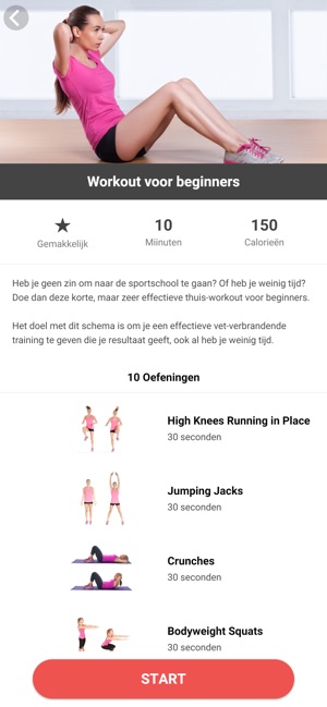 Onwijs Fitness Schema Vrouwen in de App Store EC-02