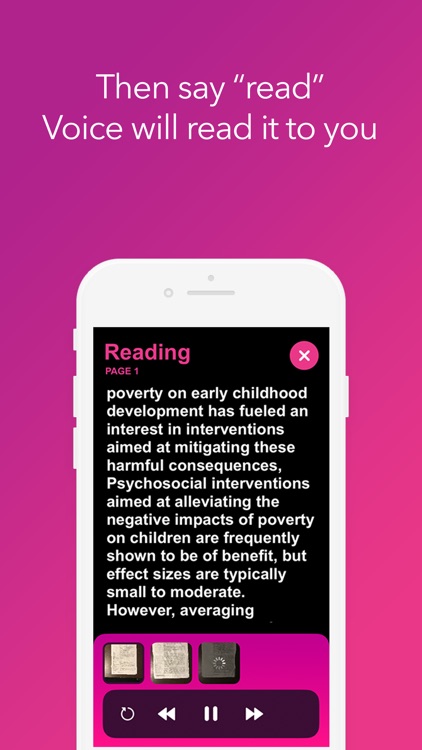 Voice: OCR Document Reader