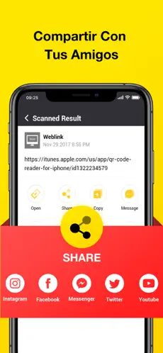 Screenshot 7 QR Code Scanner-lector Códigos iphone