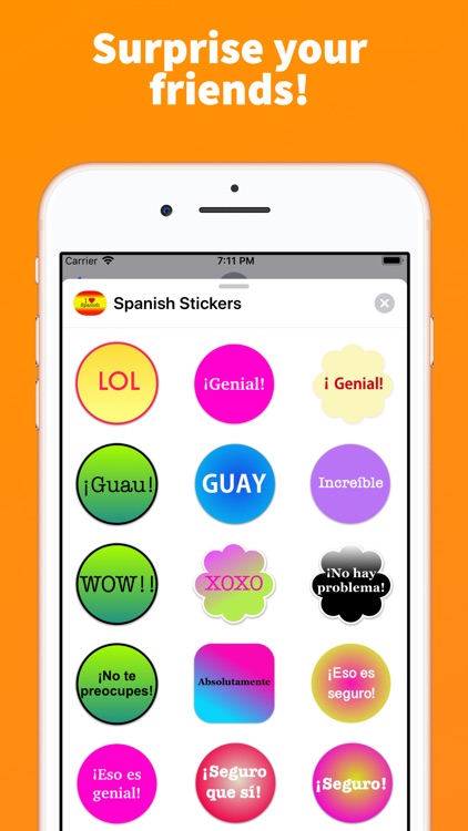 Spanish Stickers for iMessage screenshot-2