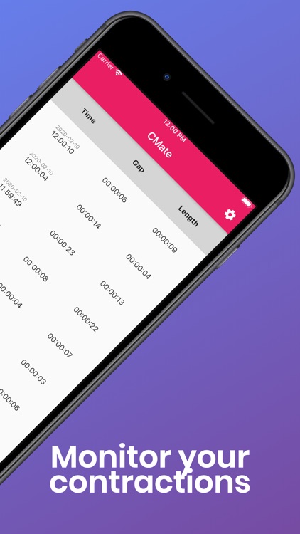 CM: Contraction Timer/Monitor
