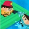 Spray players off the stage with your watergun