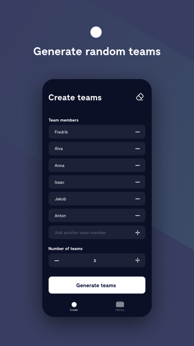 Random Teams screenshot 2