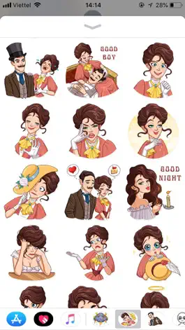 Game screenshot Lady Style Funny Stickers apk