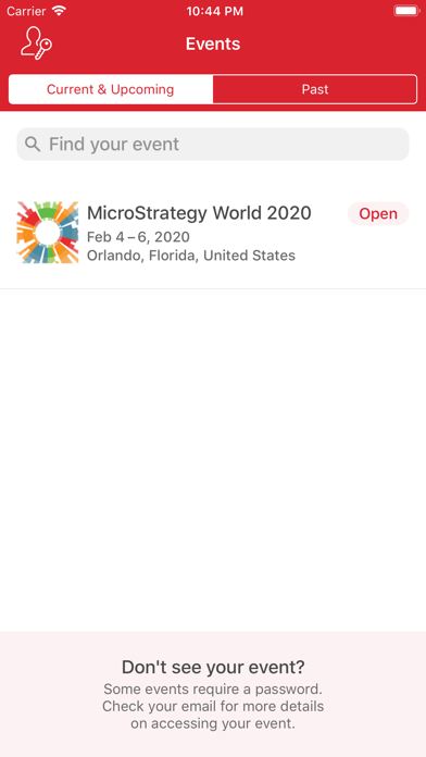 MicroStrategy Events screenshot 3