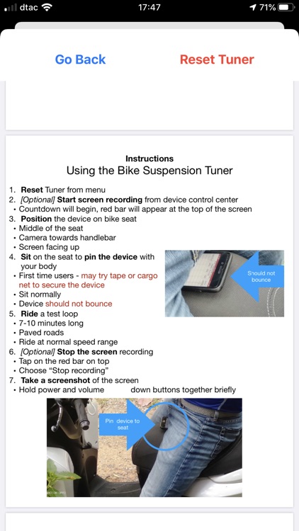 Bike Suspension Tuner