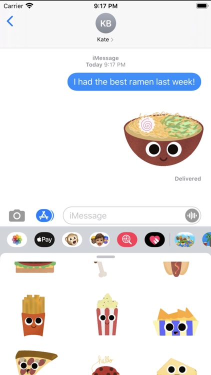 Foods of the World Stickers screenshot-3