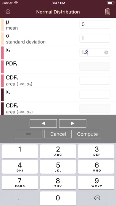 How to cancel & delete Statistics Calculator++ from iphone & ipad 3