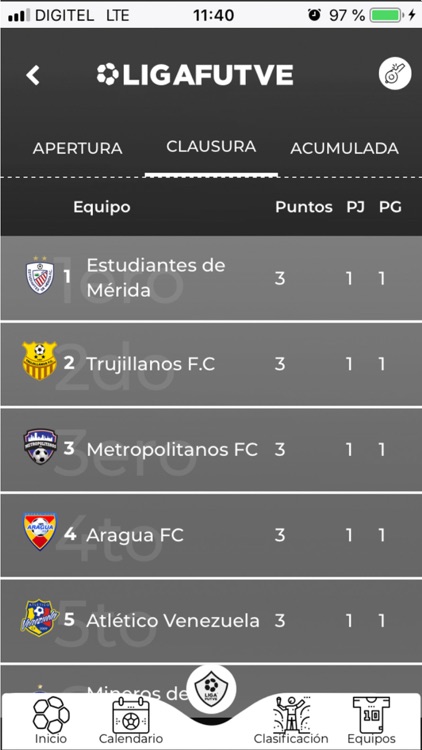 LIGA FUTVE screenshot-7