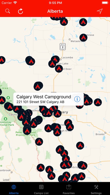 Alberta – Campgrounds RV Parks