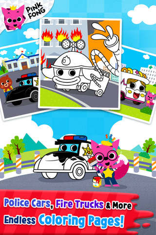 Cars Coloring Book PINKFONG - náhled