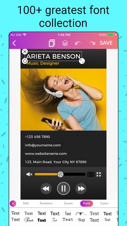 Business Card Maker, Make Card screenshot-8