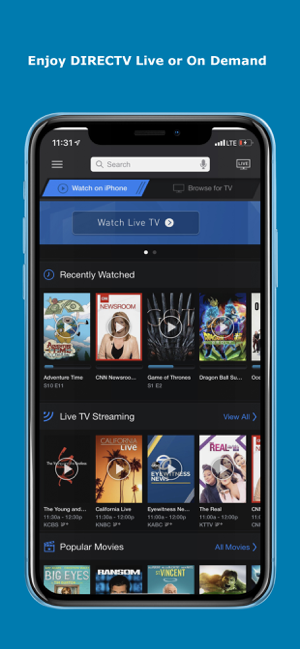 DirecTV iOS - Apps Reviews & Downloads