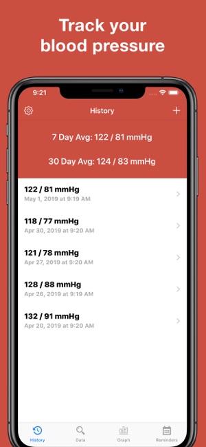 Blood Pressure Tracker Plus