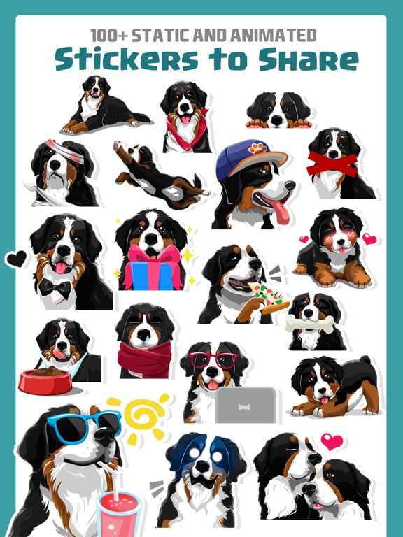 Bernese Mountain Dog Emoji | Apps | 148Apps