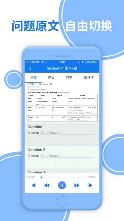 Ielts listening data