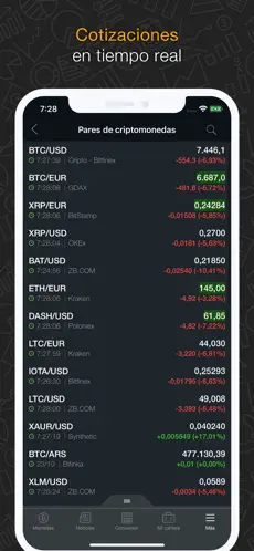 Captura 7 Investing.com Criptodivisas iphone