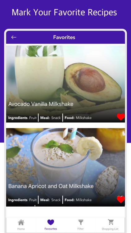 Diet shake & Milkshake Recipes screenshot-3