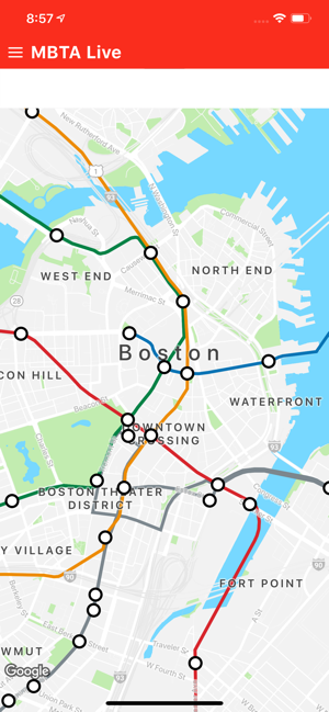 MBTA Live - Boston Transit App