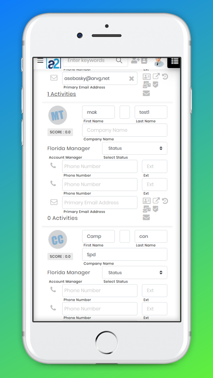 AddressTwo - Simple CRM