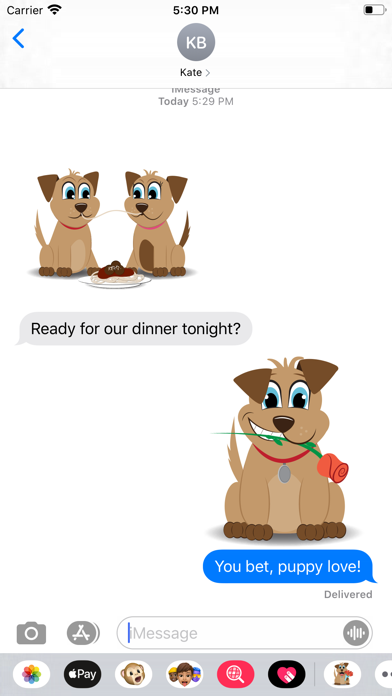 How to cancel & delete Puppy Love Sticker Pack from iphone & ipad 2