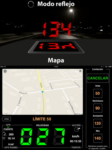 Speedometer 55 Start. GPS Box. screenshot 2