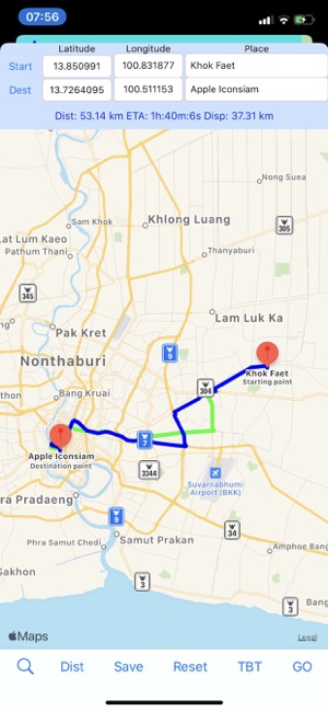 Routes Distance Navigation Go!(圖2)-速報App