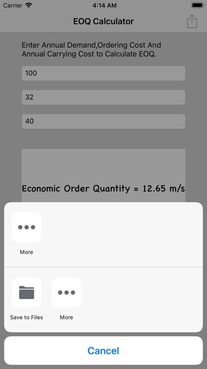 EOQ Calculator screenshot-8