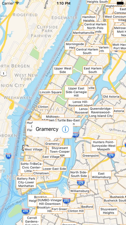 NYC Tourist Map