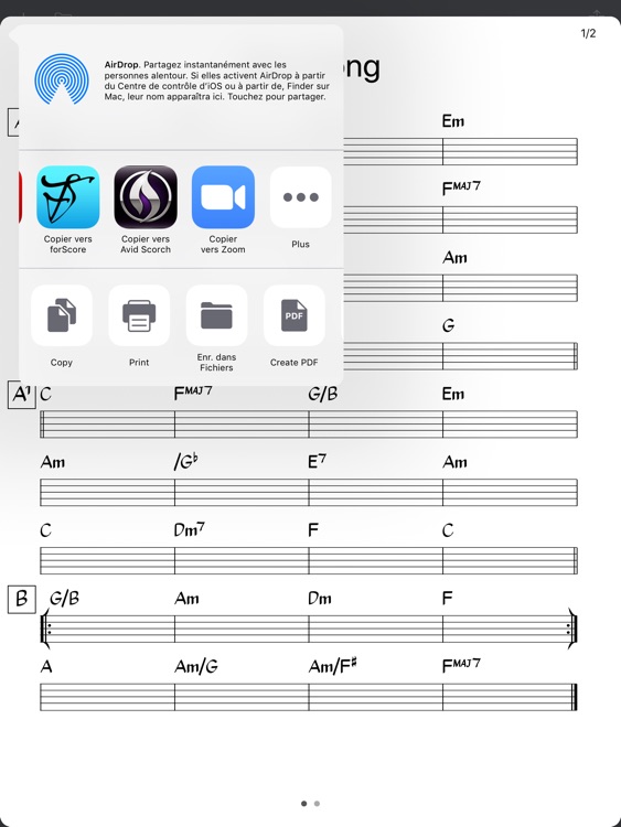 Chordsheet Maker - Lead sheet screenshot-5