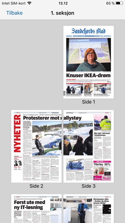 Sandefjords Blad eAvis screenshot-4