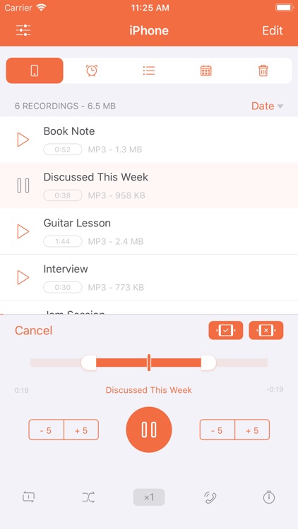 Voice Recorder HD - Recording screenshot-4