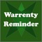 Warranty Reminder application lets you save all of your product's warranty details like purchase date, its warranty expires date, and its bill/warranty card copy that you can pick from Photos app or also can capture from camera