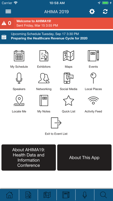 AHIMA Events screenshot 2