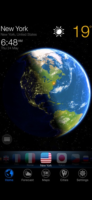 3D Earth - weather widget