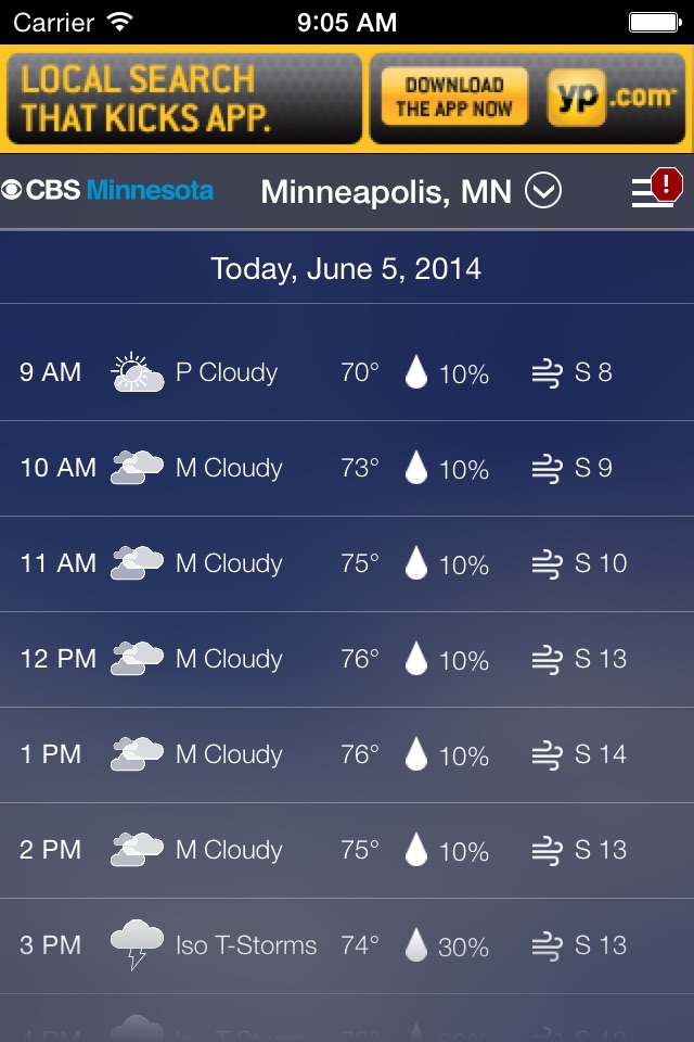 CBS Minnesota Weather screenshot 3