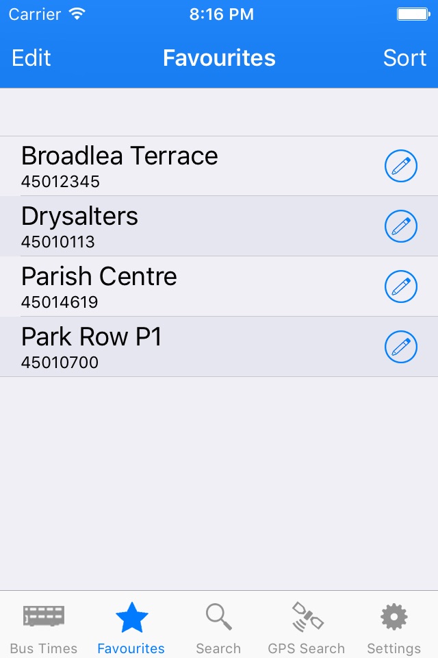 Bus Times - Yorkshire screenshot 2