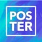Quick & easy way to create professional flyers, Posters and add text to photos from Millions of Images, fonts, templates, stickers and filters