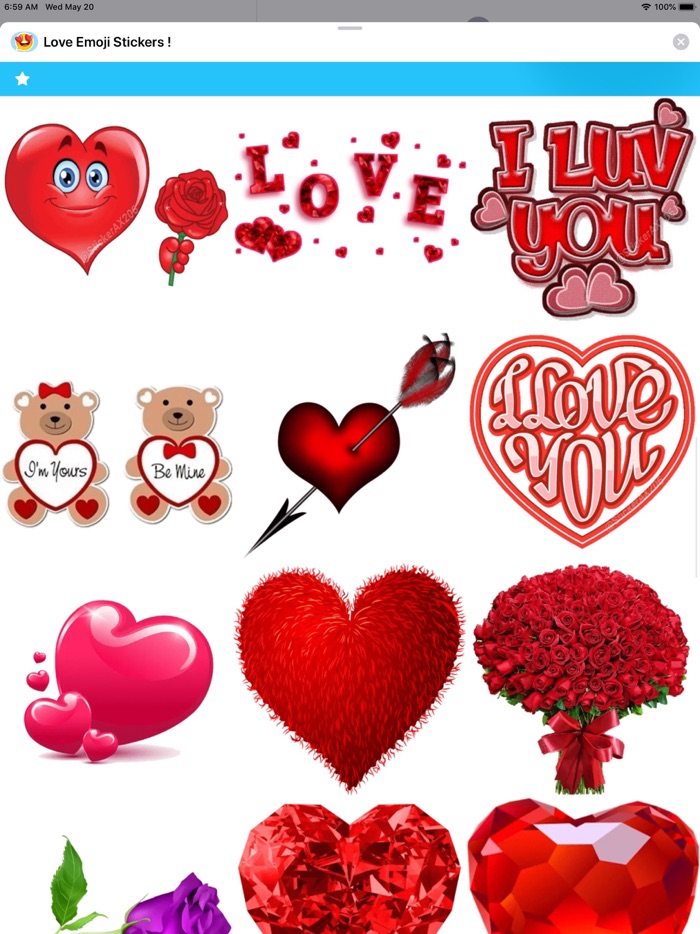 Love Emoji Stickers