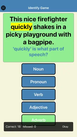 Game screenshot Silly Sentences Part of Speech apk