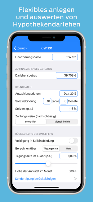 HypoPlanerLite Tilgungsrechner