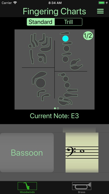 Instrument Fingering Charts